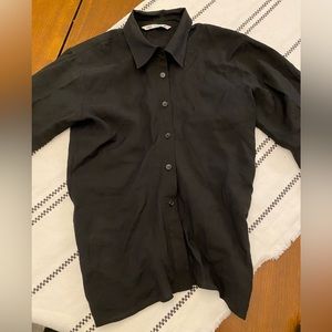 Zara Black button down